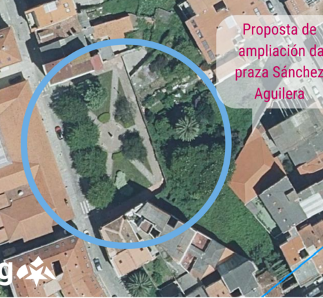 Proposta de ampliaci&oacute;n da praza S&aacute;nchez Aguilera
