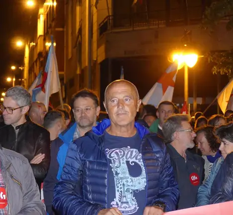 Mobilizaci&oacute;ns de apoio a Pintos. Imaxe CIG