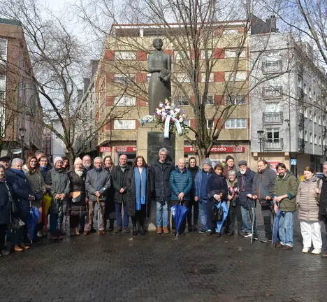 Acto de homenaxe a Rosalia de Castro